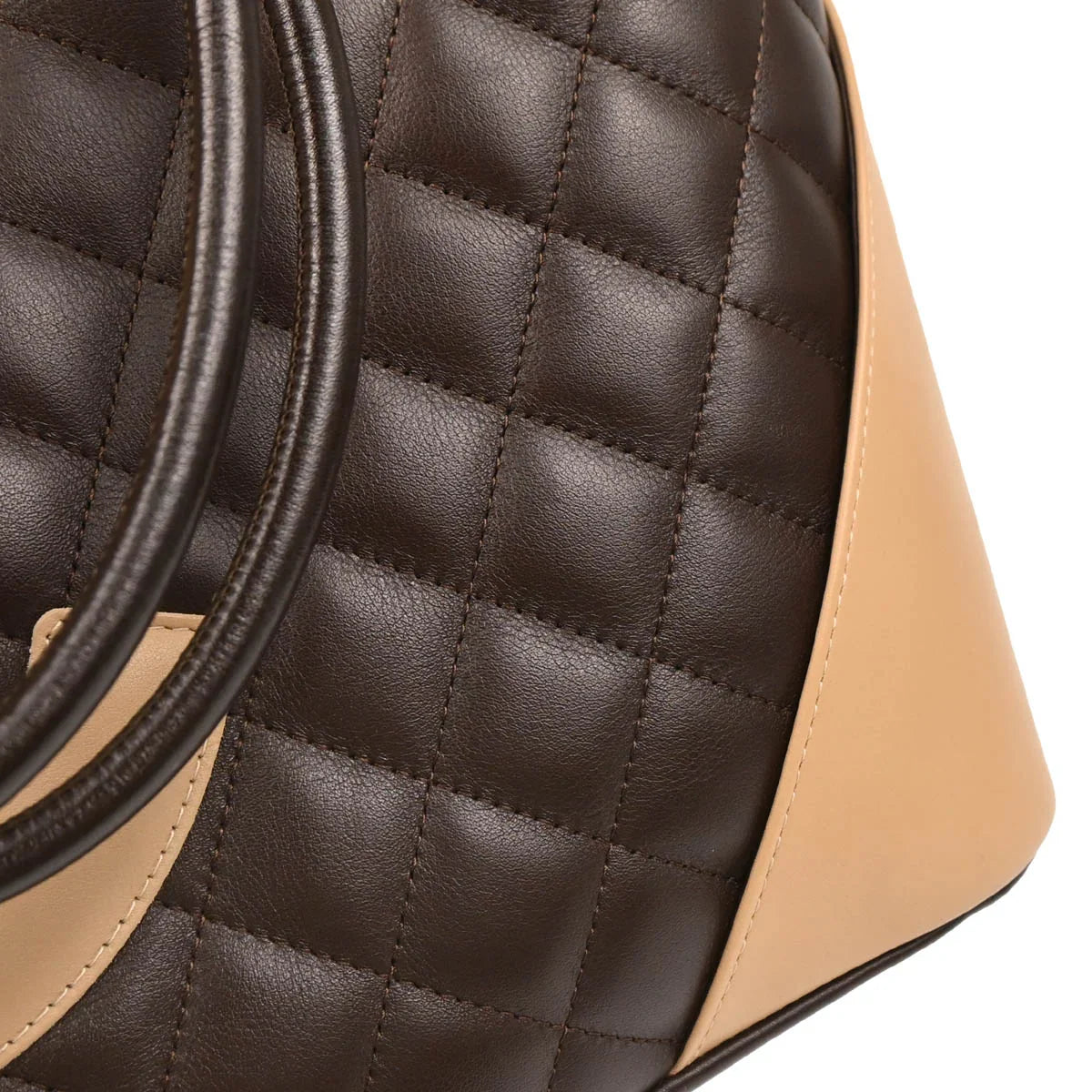 Chanel 2004-2005 Brown Calfskin Cambon Ligne Tote Handbag