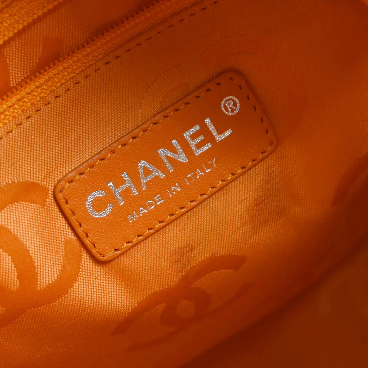 Chanel 2004-2005 Brown Calfskin Cambon Ligne Tote Handbag