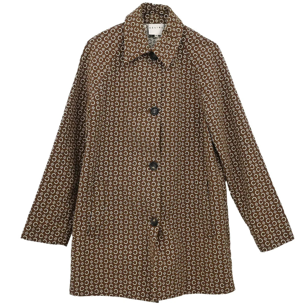 Celine Coat Macadam Brown #40