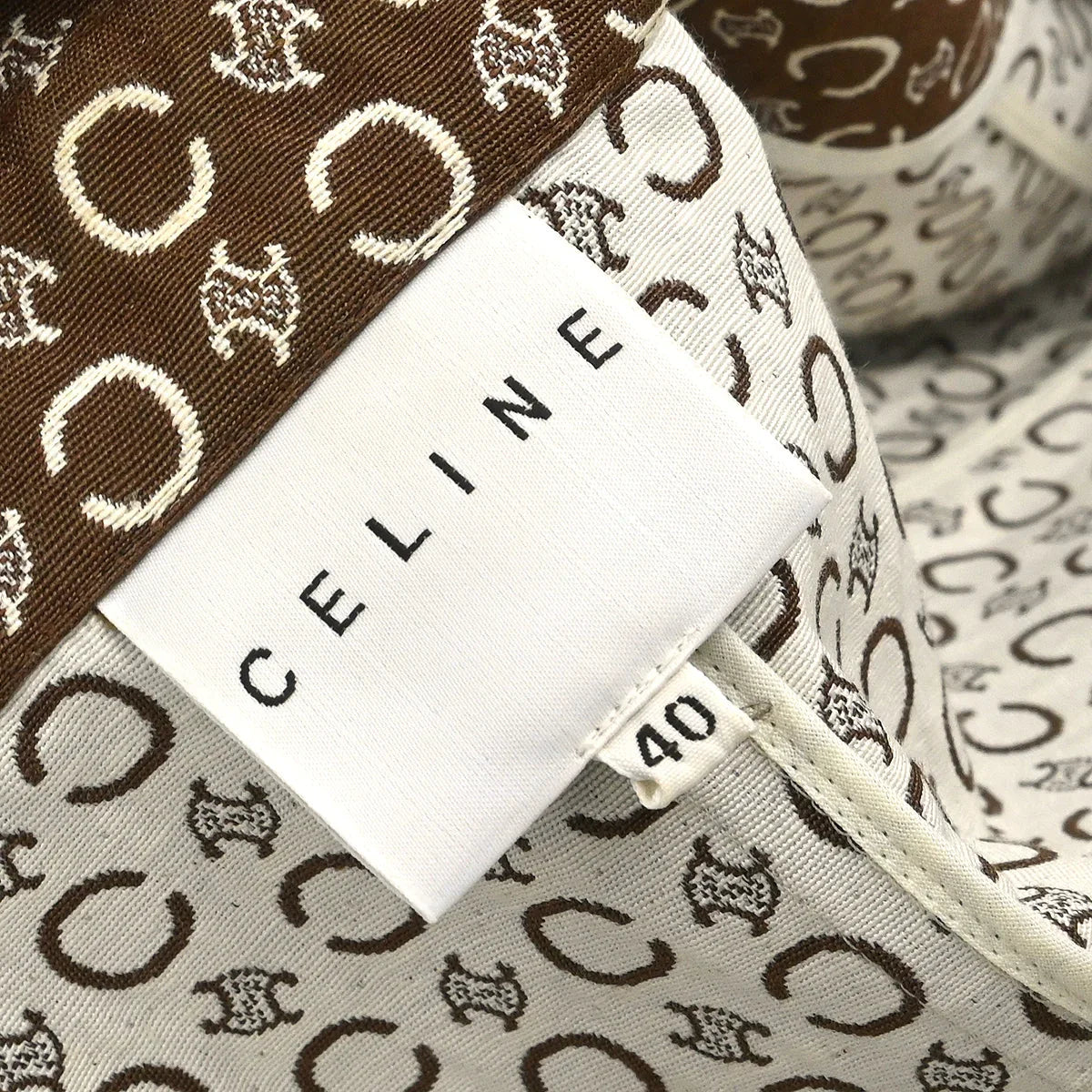 Celine Coat Macadam Brown #40