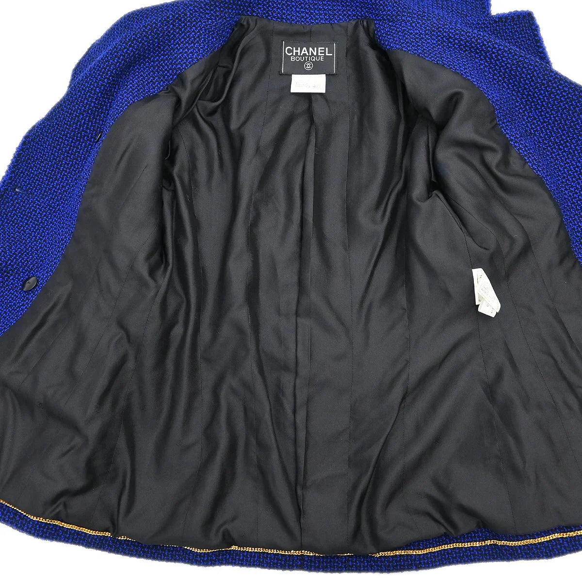 Chanel 1995 Double Breasted Jacket Navy #38