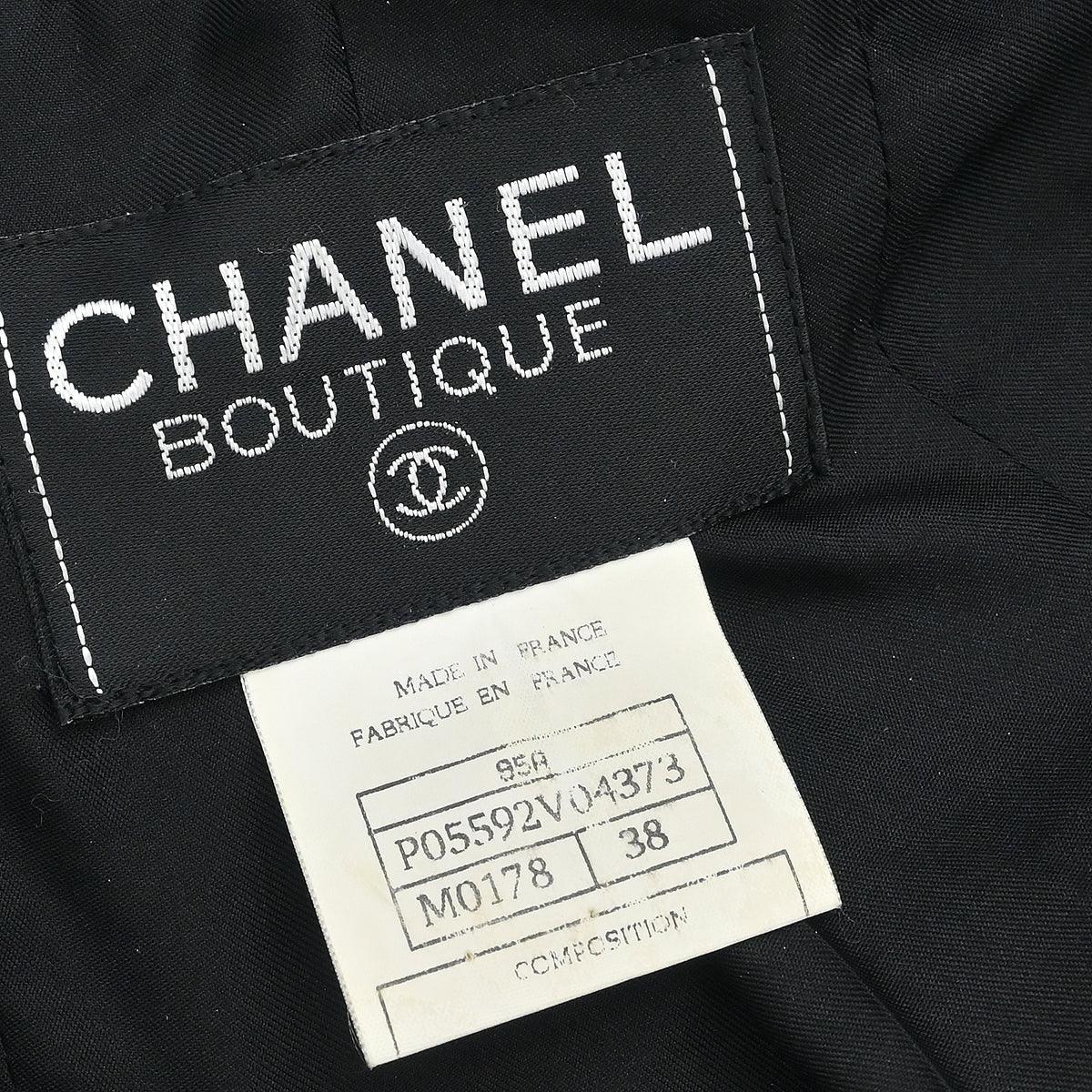 Chanel 1995 Double Breasted Jacket Navy #38