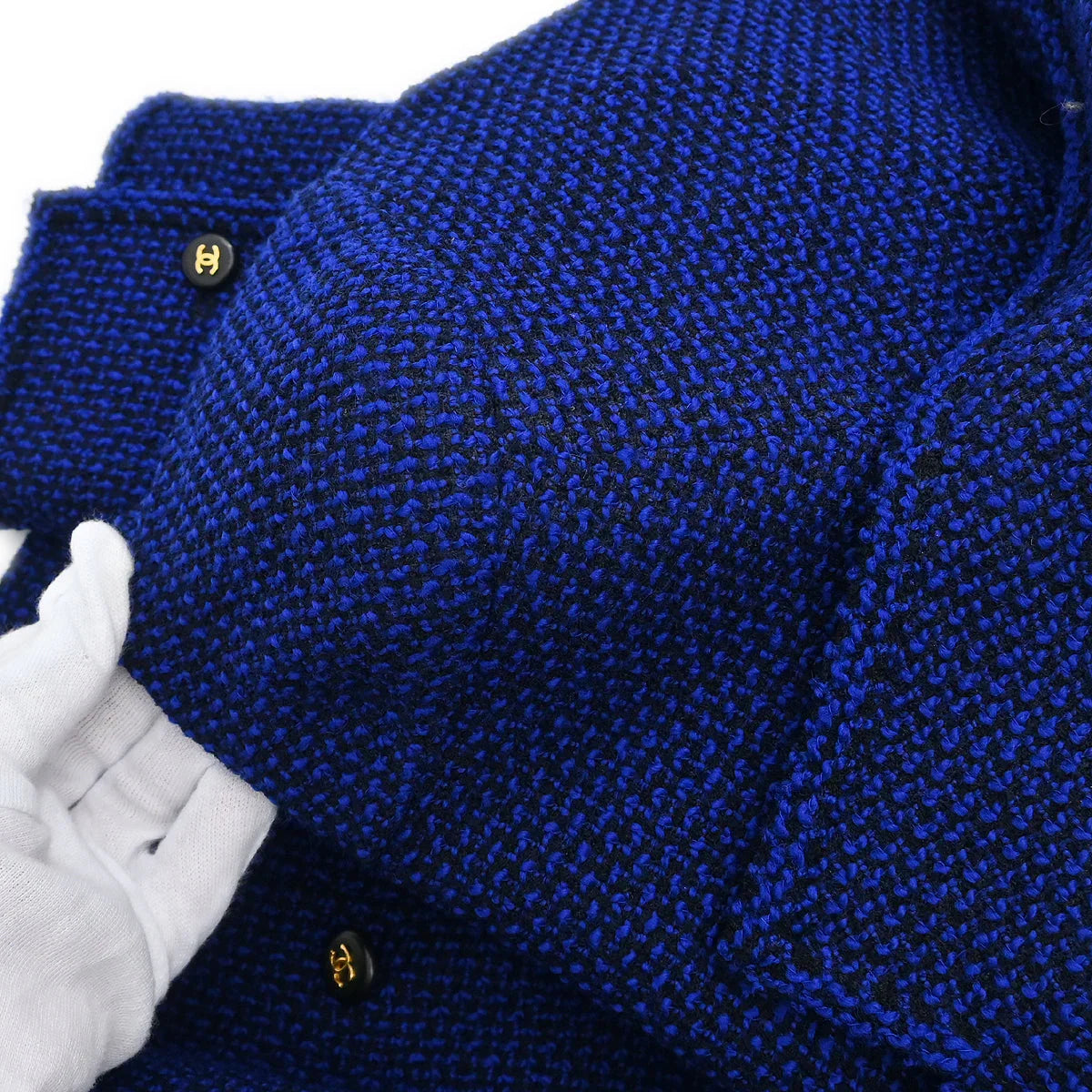 Chanel 1995 Double Breasted Jacket Navy #38