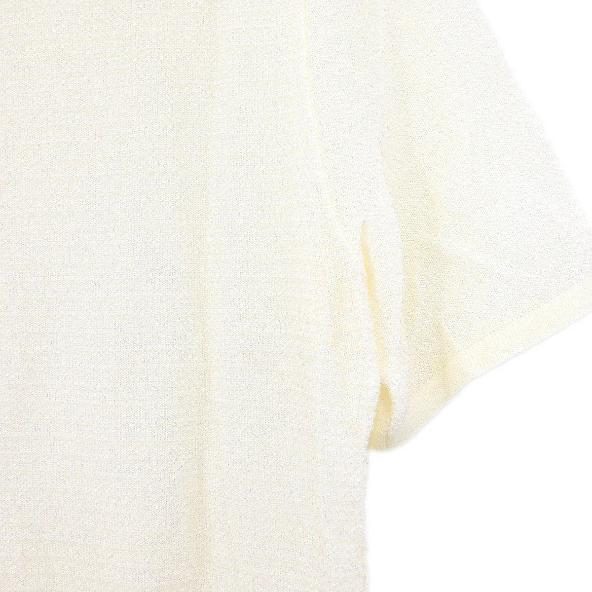 Chanel 1999 Short Sleeve Top White #42