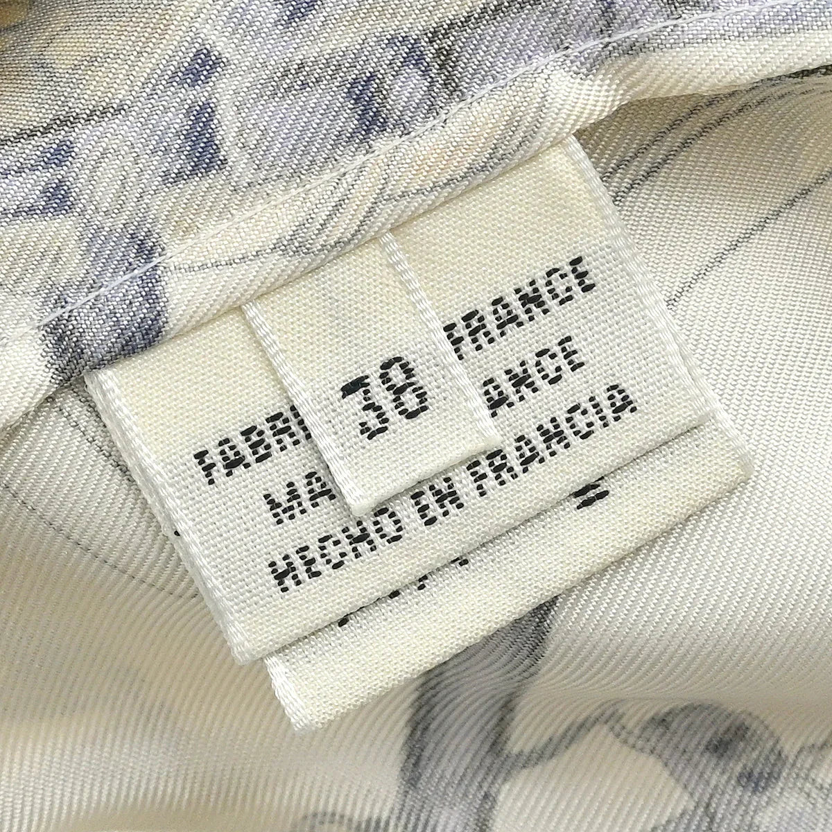 Hermes Short Sleeve Shirt Blouse White #38