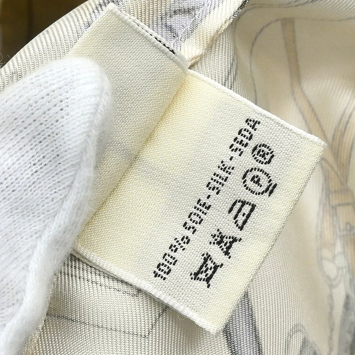 Hermes Short Sleeve Shirt Blouse White #38