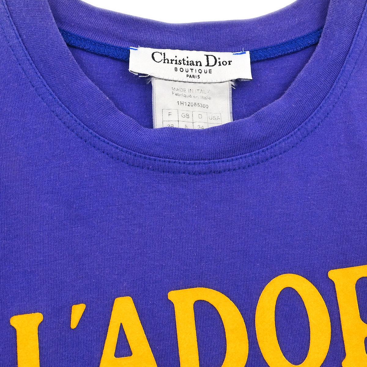 Christian Dior 2001 J'adore Dior Sleeveless Top Purple #36