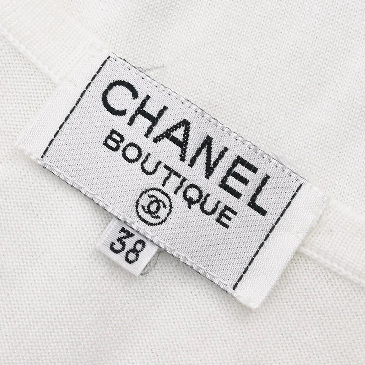 Chanel Sleeveless Tank Top White #38