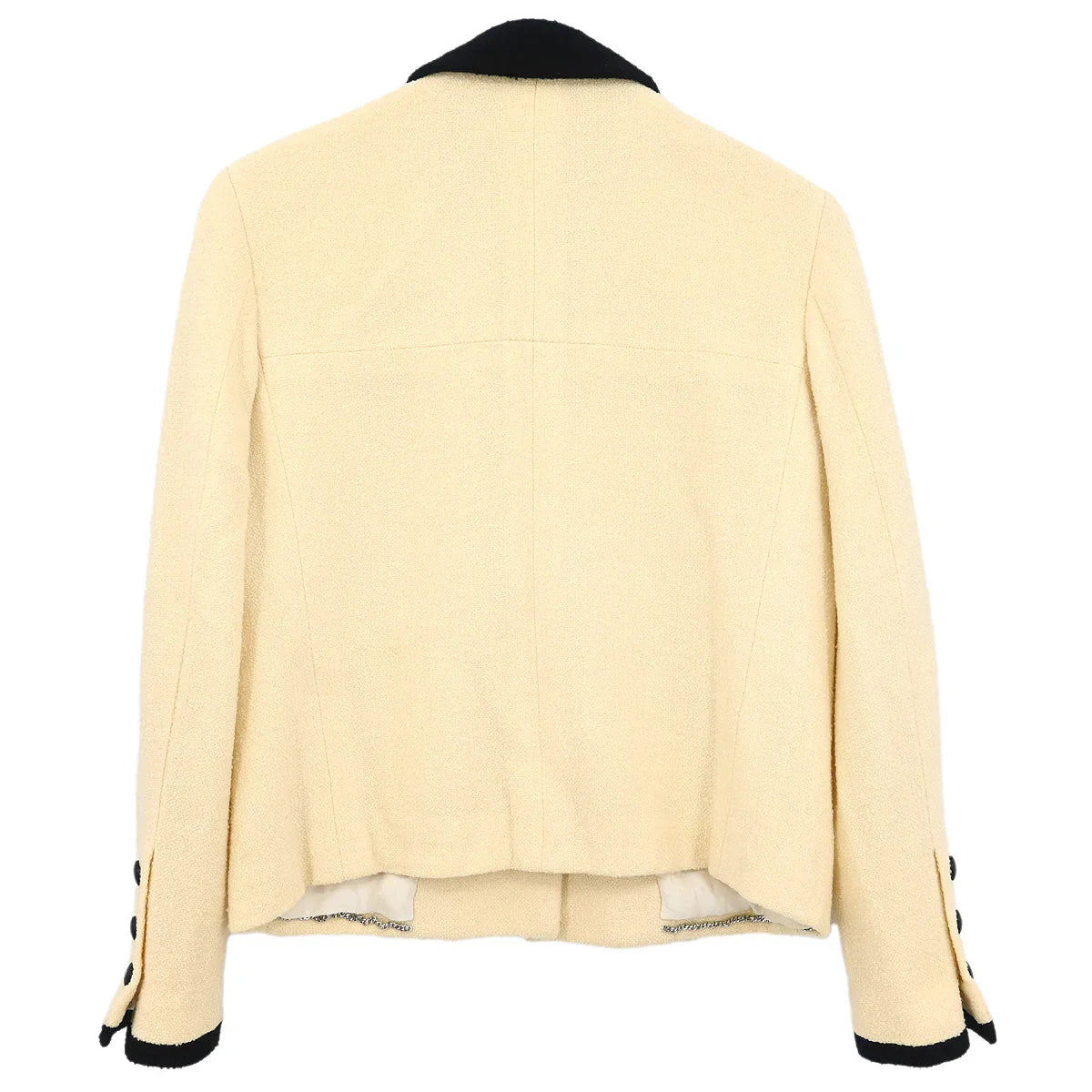Chanel 1996 Single Breasted Jacket White #40