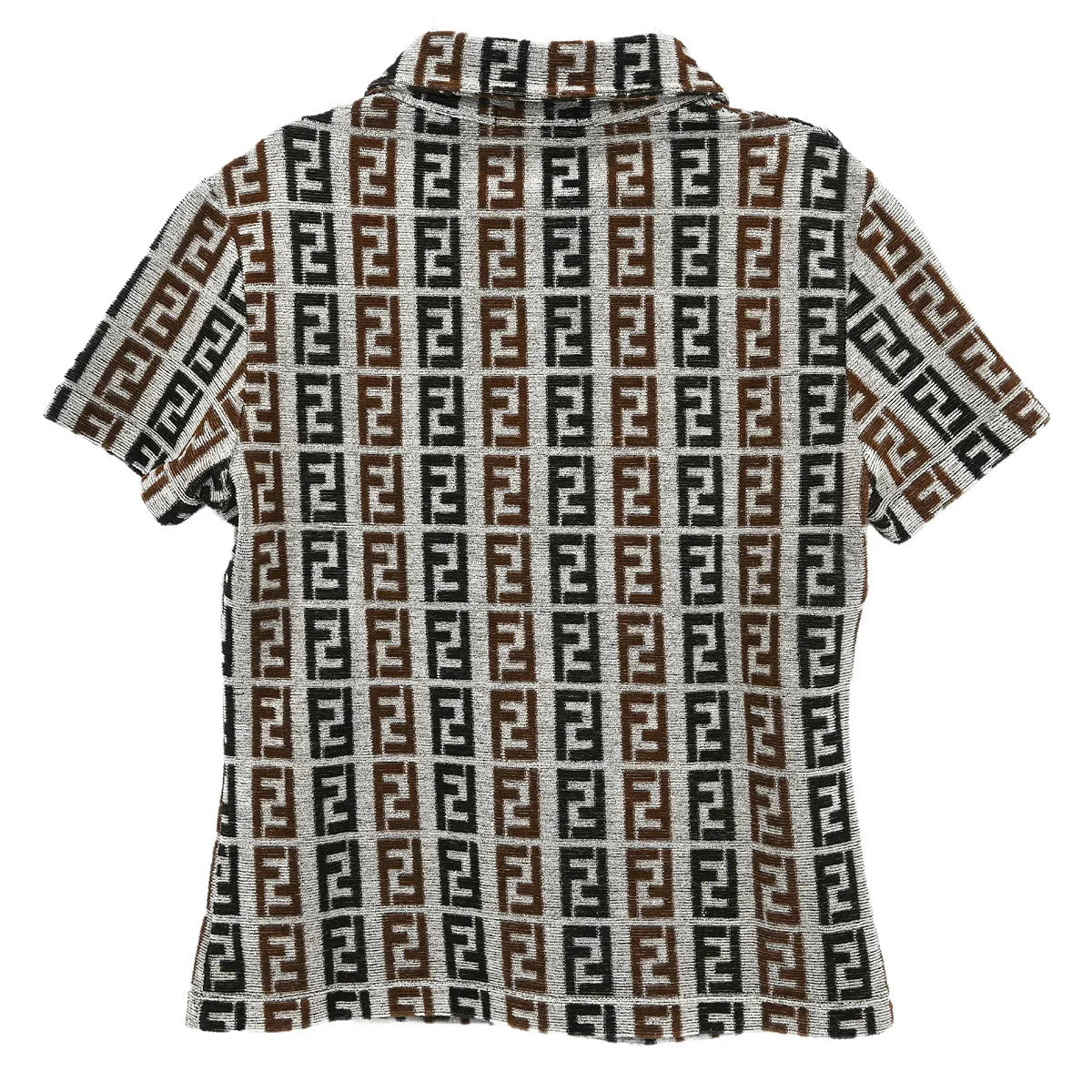 Fendi Short Sleeve Top Zucca Gray #40