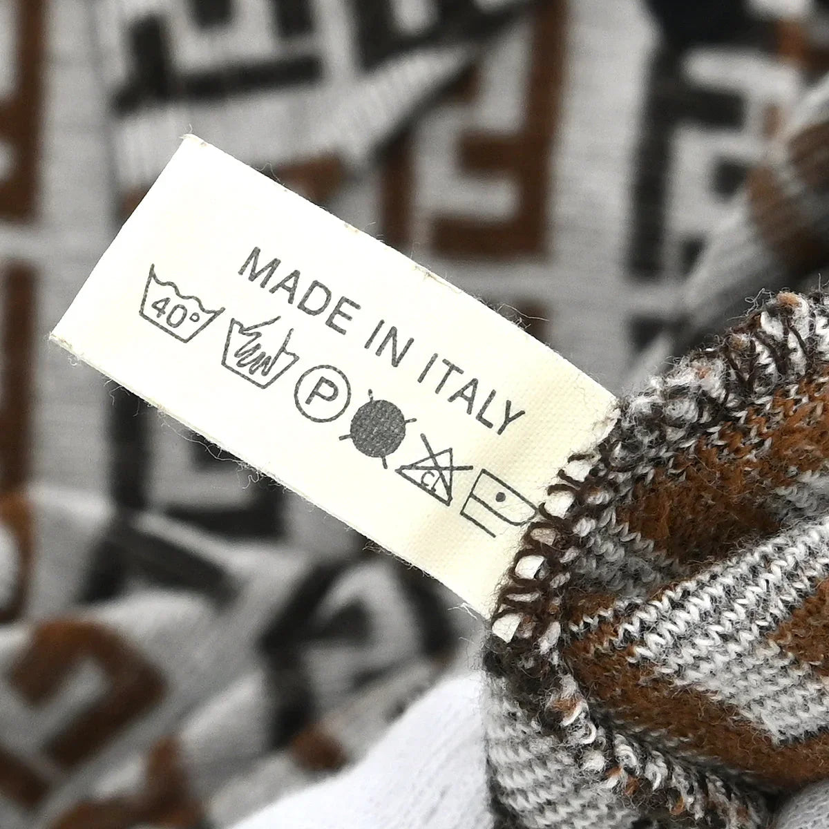 Fendi Short Sleeve Top Zucca Gray #40