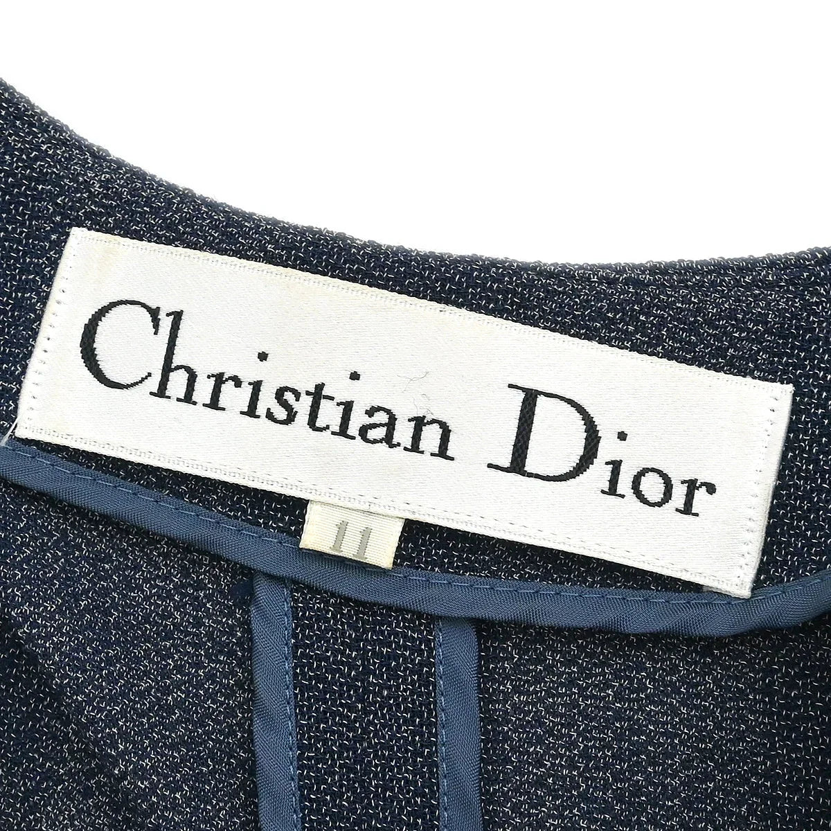 Christian Dior Collarless Single Breasted Jacket #38-#40