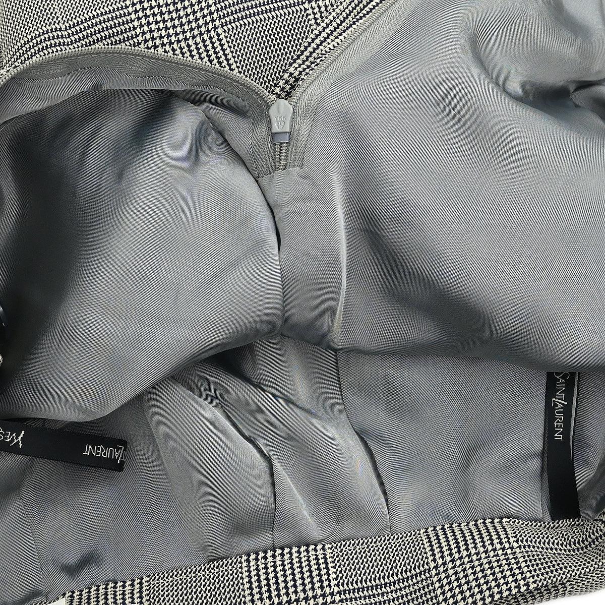 Yves Saint Laurent Setup Suit Jacket Skirt Gray #34