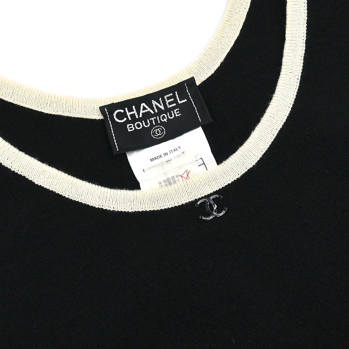 Chanel 1998 Sleeveless Short Jumpsuit Black #38