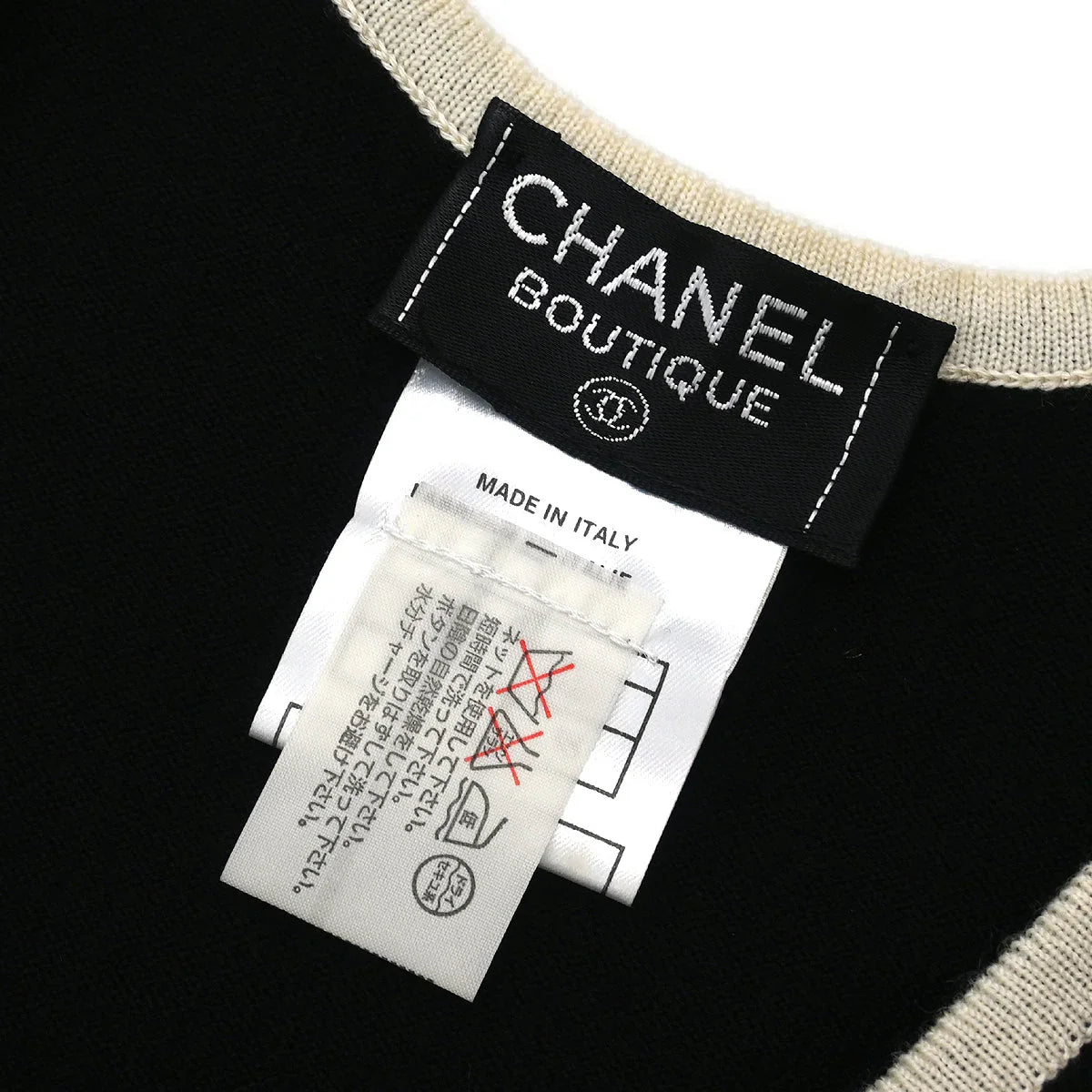 Chanel 1998 Sleeveless Short Jumpsuit Black #38