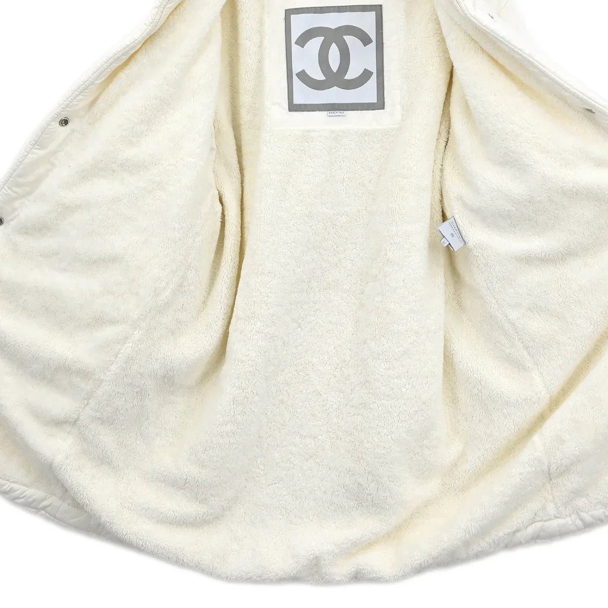 Chanel 2000 Sport Line Single Breasted Jacket White #40