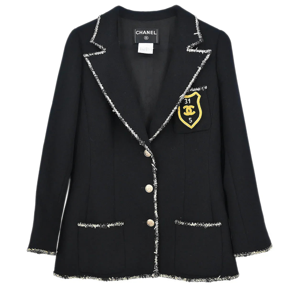 Chanel 2005 Black & White "Devil Wears Prada" Jacket #42
