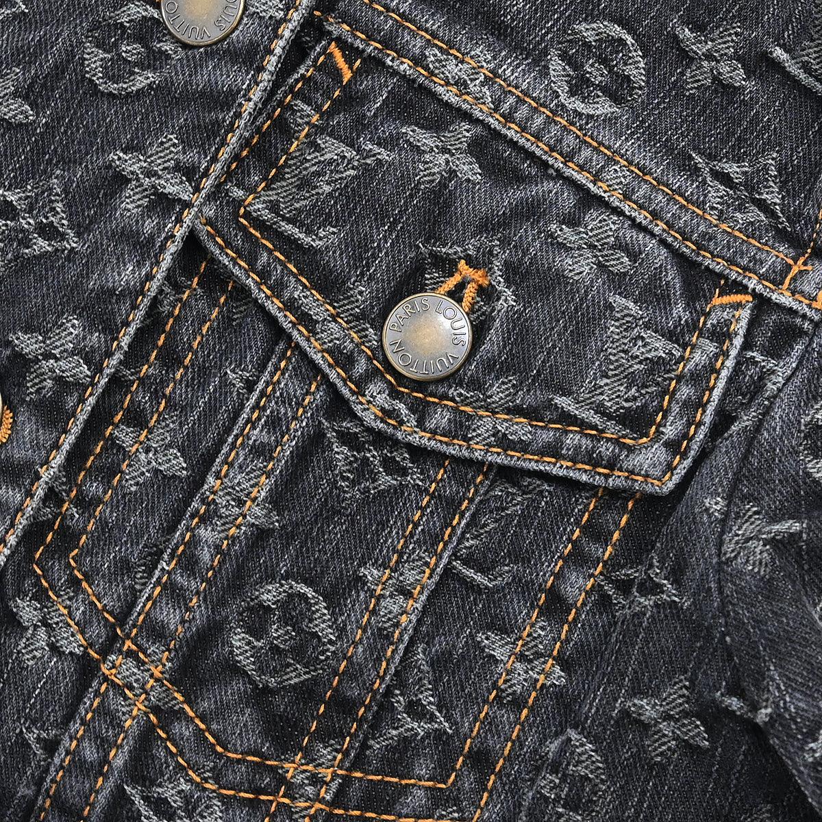 Louis Vuitton 2007 Denim Jacket Gray #36