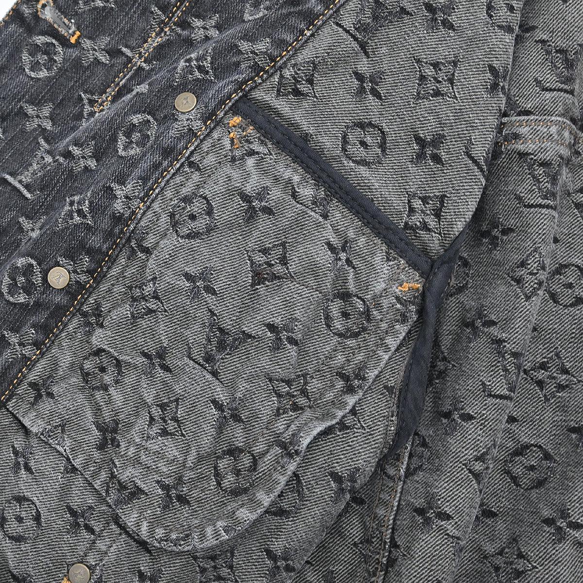 Louis Vuitton 2007 Denim Jacket Gray #36