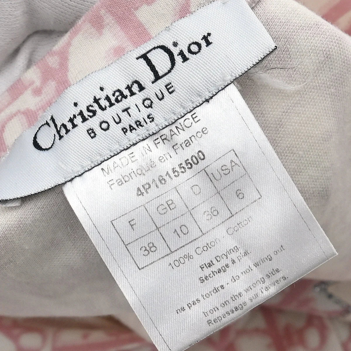 Christian Dior 2004 Trotter Sleeveless Top Pink #38