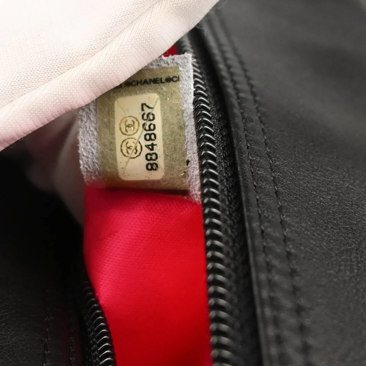 Chanel 2003-2004 Black Calfskin Cambon Ligne Reporter Bag Handbag