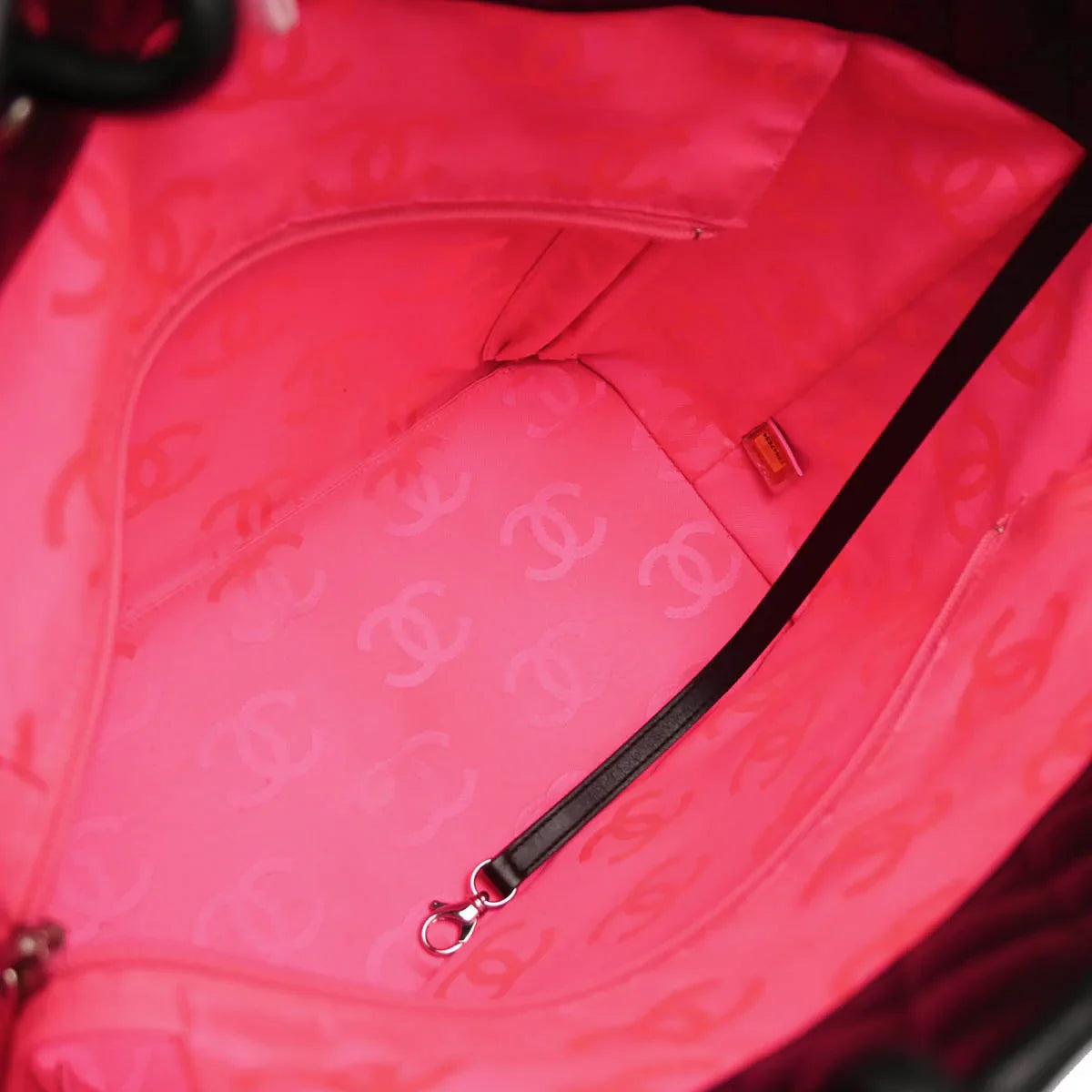 Chanel 2008-2009 Black Calfskin Cambon Ligne Tote Handbag