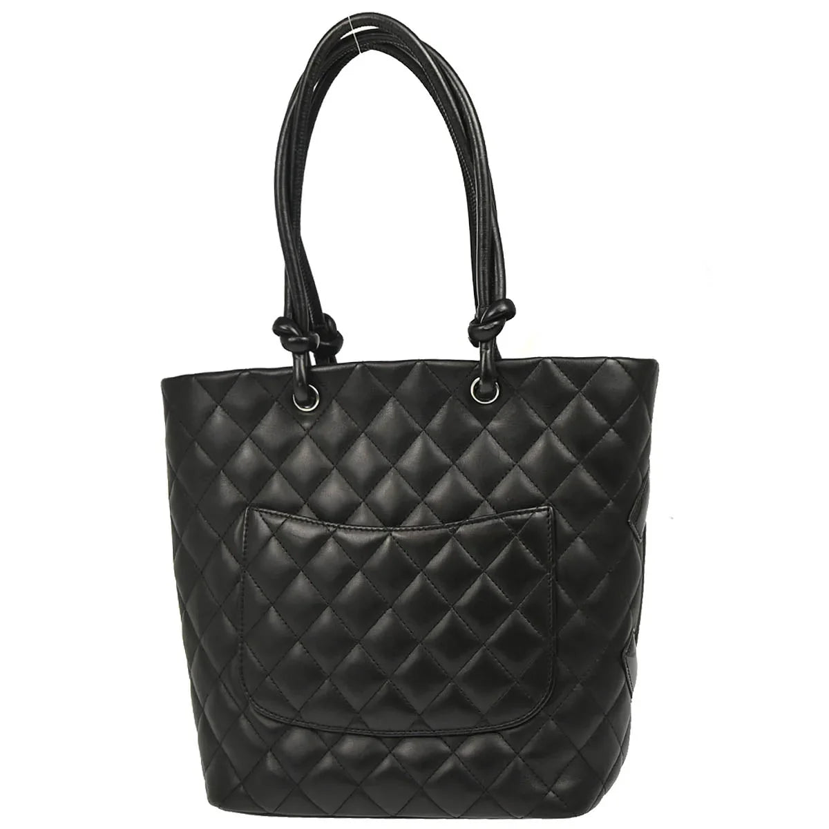 Chanel 2008-2009 Black Calfskin Cambon Ligne Tote Handbag