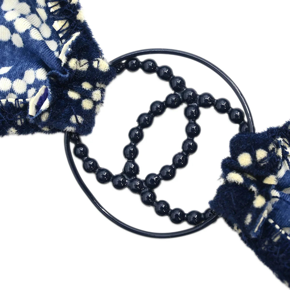 Chanel 2006 Swimsuit Bikini Navy #34
