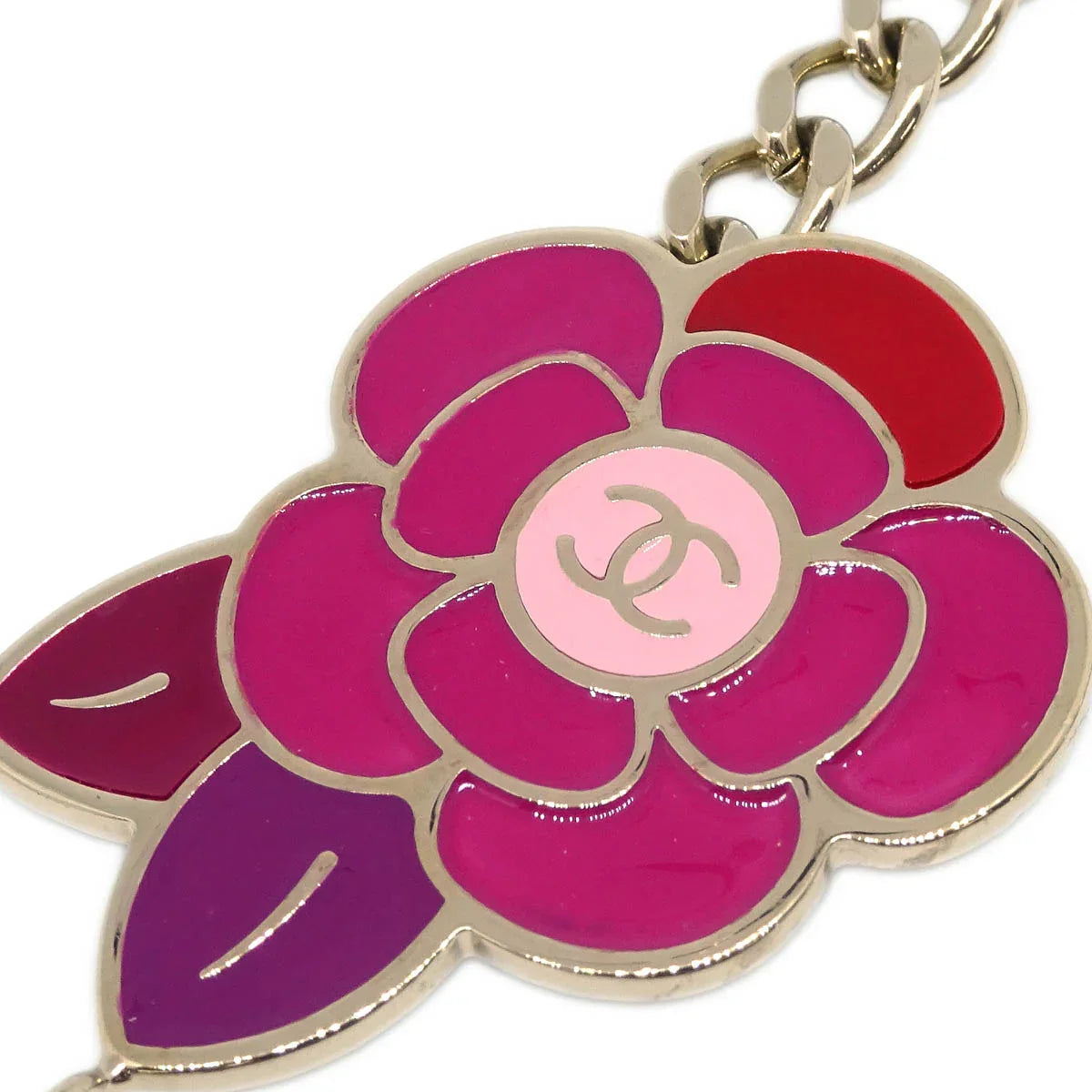 Chanel Camellia Charm Chain Belt Gold 05P