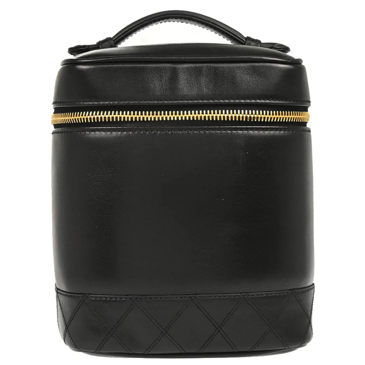 Chanel 1996-1997 Black Lambskin Vanity Handbag