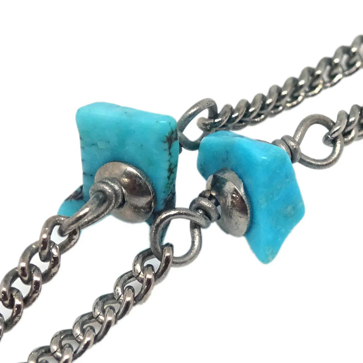 Chanel Chain Necklace Silver 97A