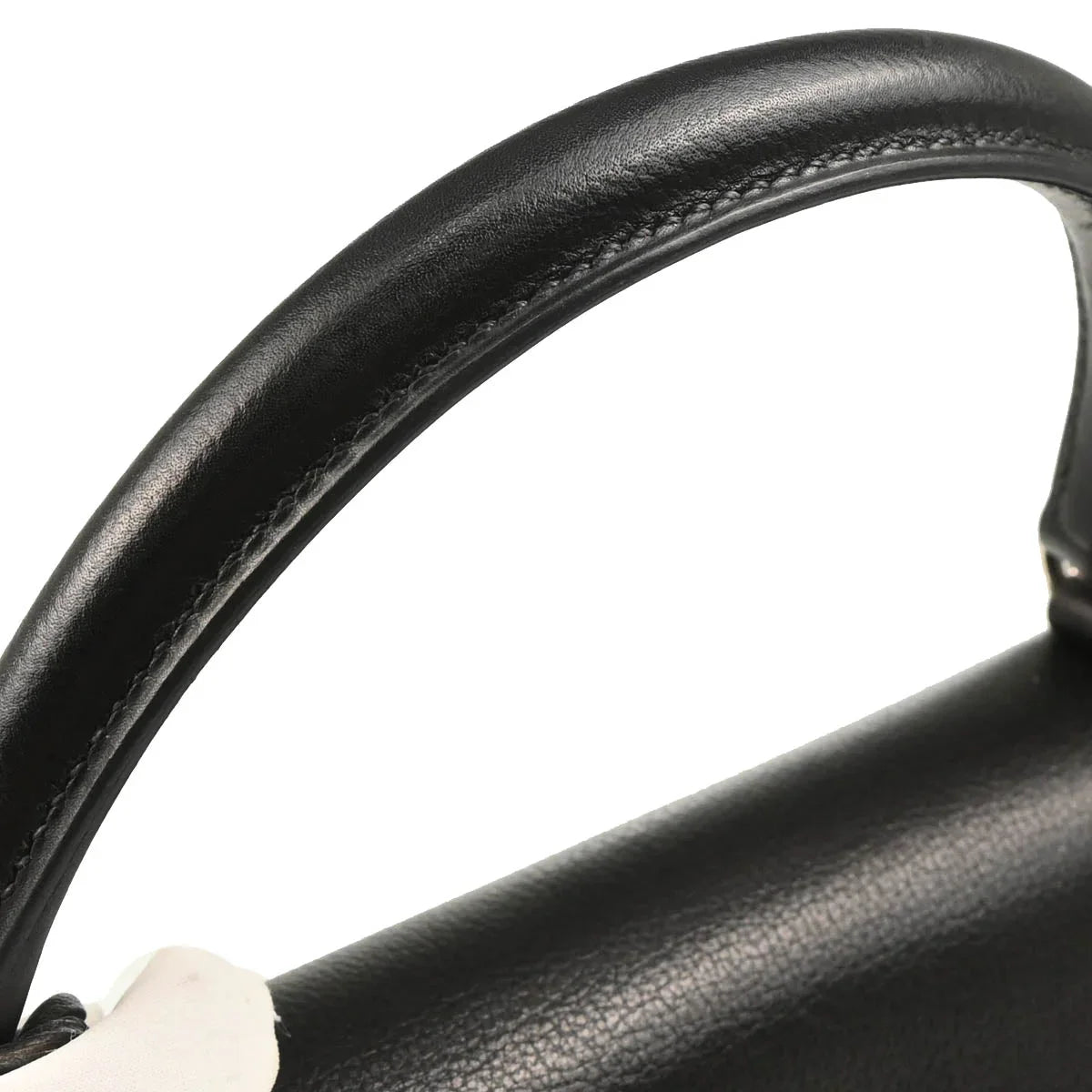 Hermes 2005 Black Chevre Kelly 32 Retourne 2way Shoulder Handbag
