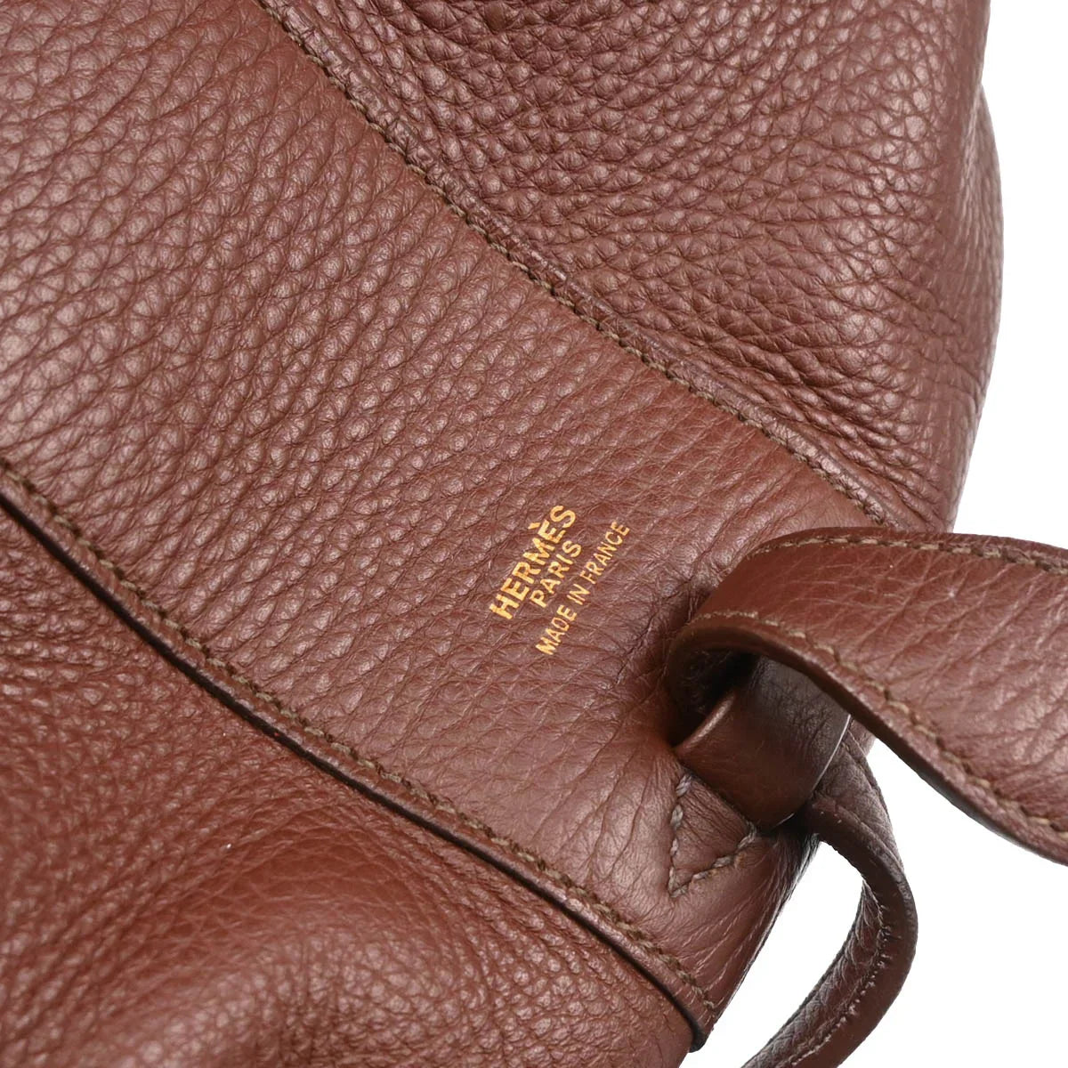 Hermes Sienne Taurillon Clemence Inter City Vanity Handbag