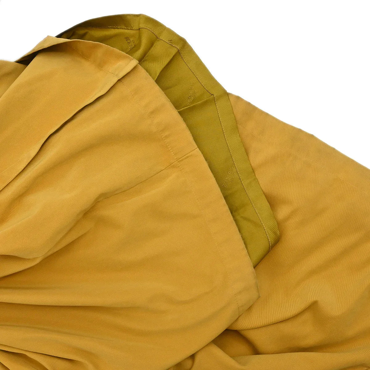 Hermes Double Breasted Coat Dark Yellow #48