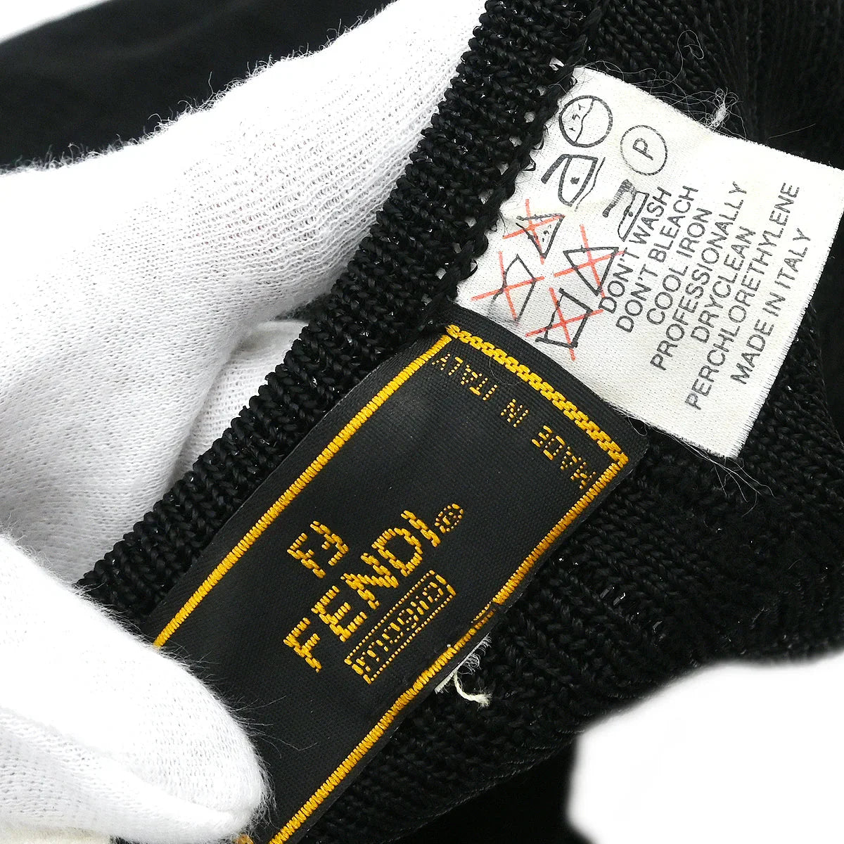 Fendi Short Sleeve Top Black