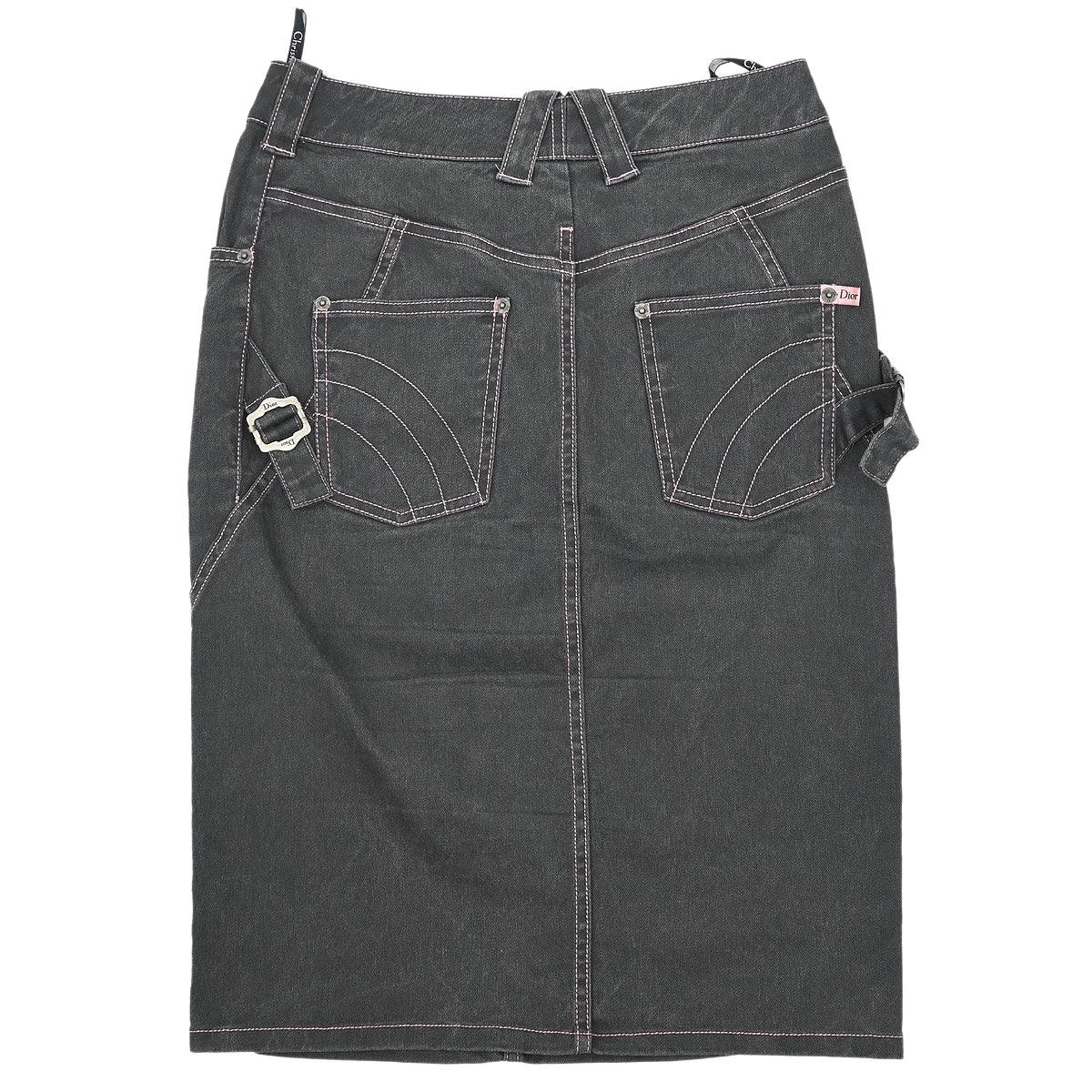 Christian Dior 2003 Skirt Denim Black #38