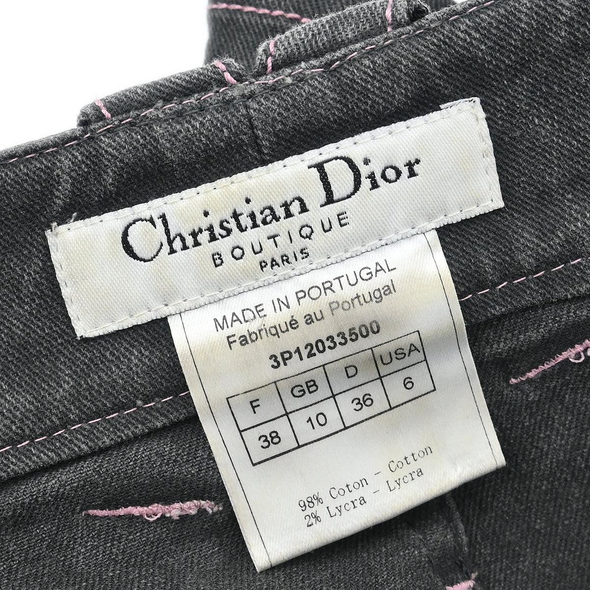 Christian Dior 2003 Skirt Denim Black #38