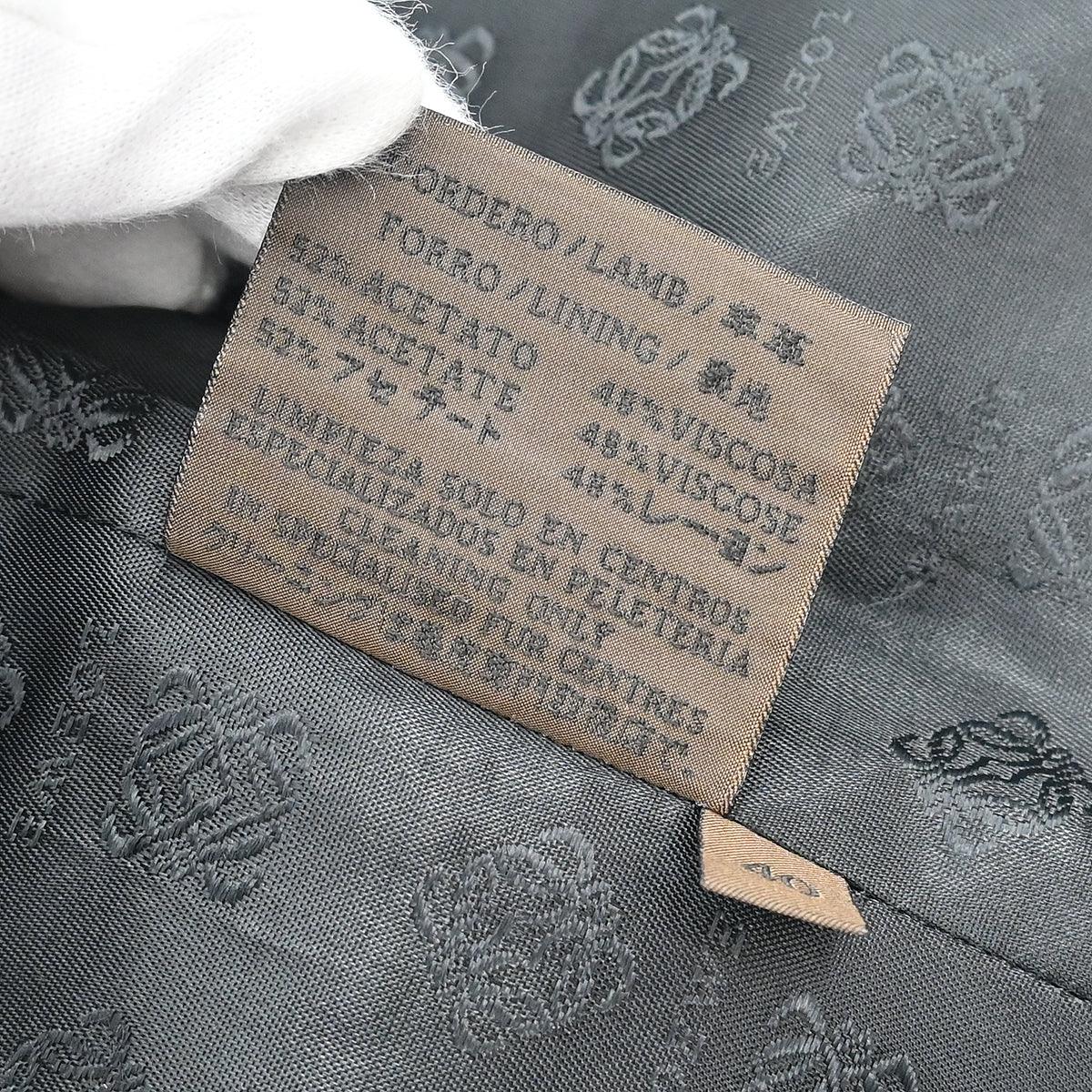 Loewe Lambskin Coat Black #40