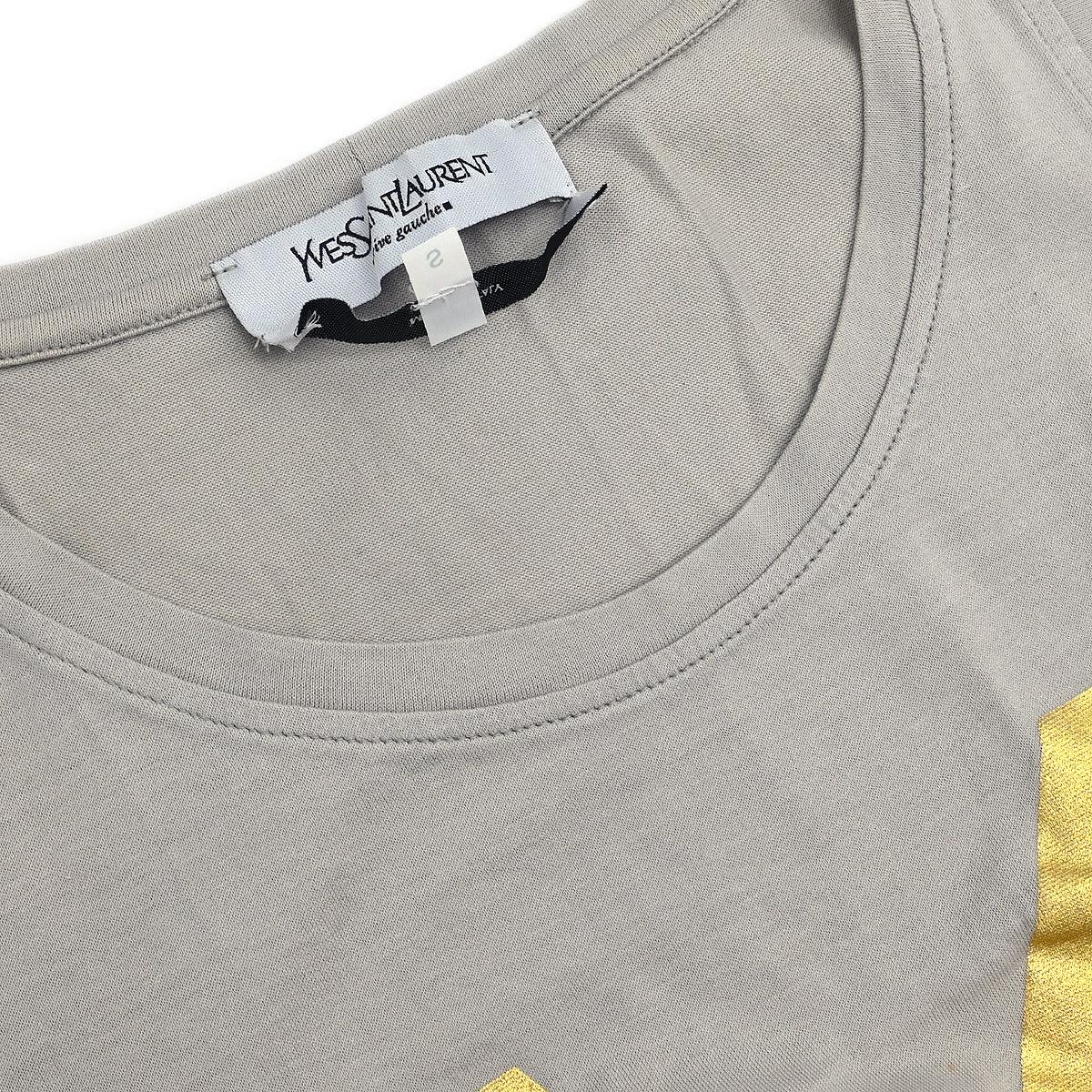 Yves Saint Laurent Tank Sleeveless Top Gray #S