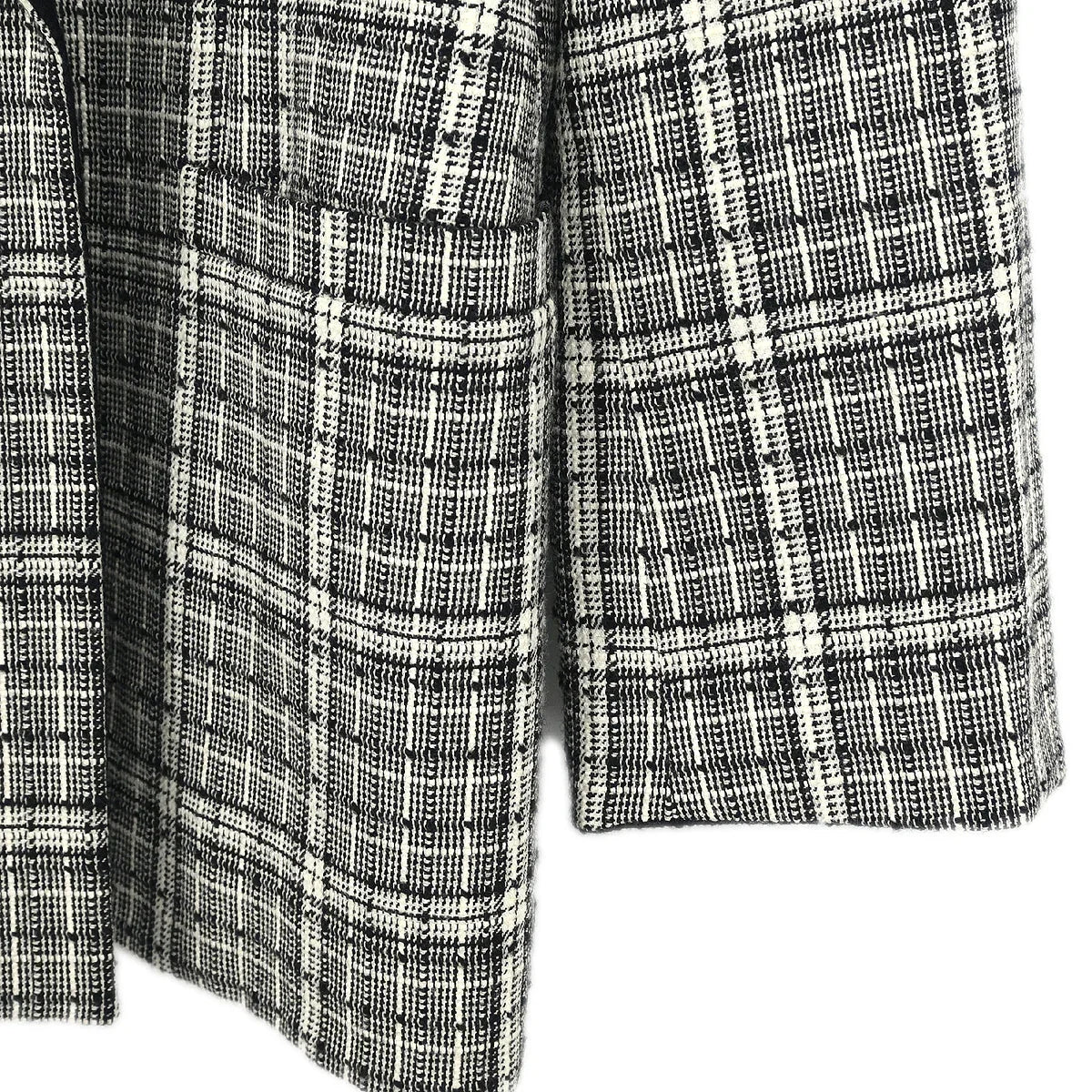 Christian Dior Single Breasted Collarless Jacket Gray