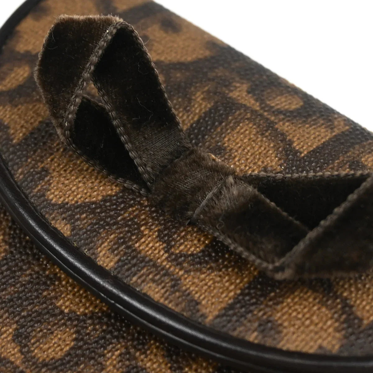 Christian Dior Brown Romantic Trotter Wallet