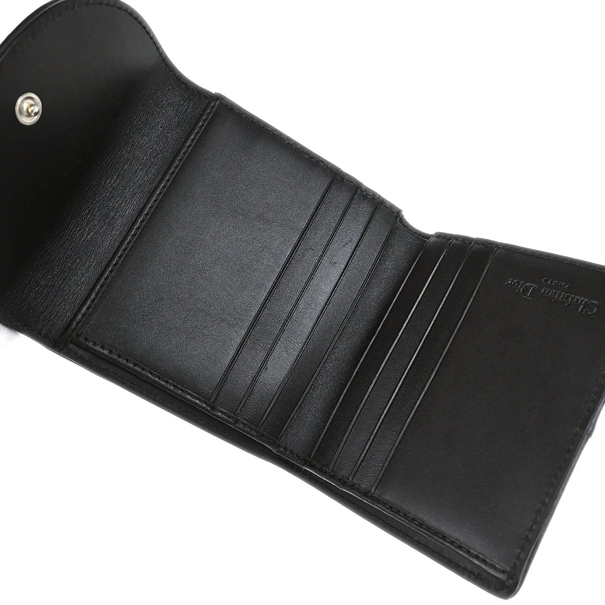 Christian Dior Brown Romantic Trotter Wallet
