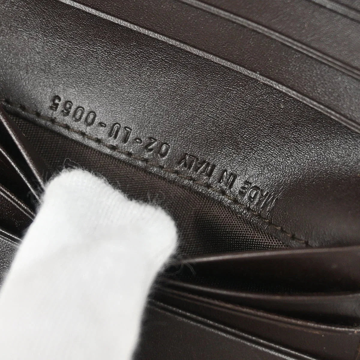 Christian Dior Brown Romantic Trotter Wallet
