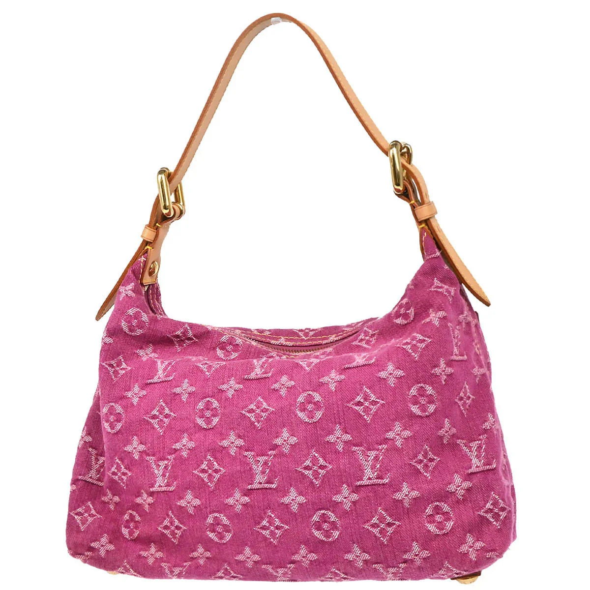 Louis Vuitton Pink Monogram Denim Baggy PM Shoulder Bag M95212