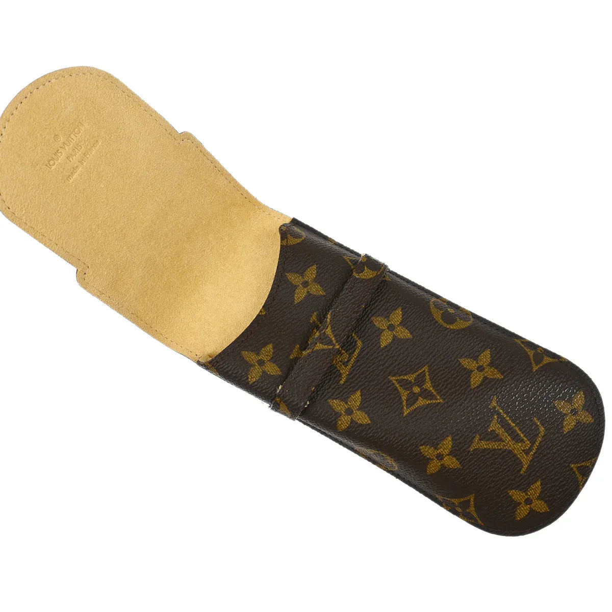 Louis Vuitton 1999 Monogram Etui Lunettes Glasses Cas M62970 Small Good