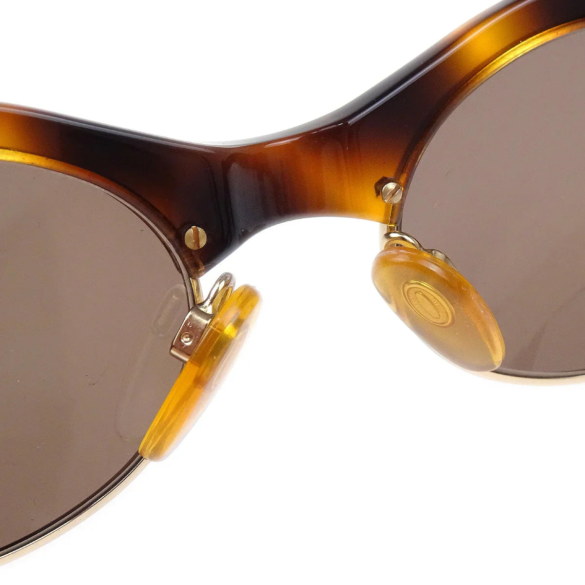 Chanel Sunglasses Eyewear Brown Small Good