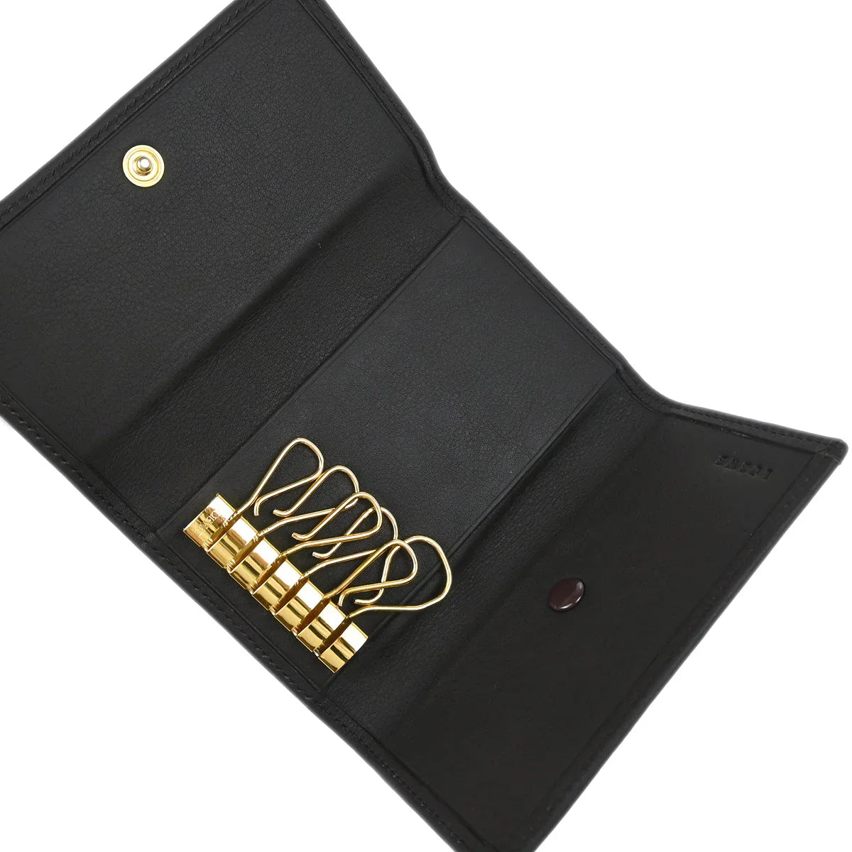 Loewe 2003 Suede Anagram 6-Hook Key Case