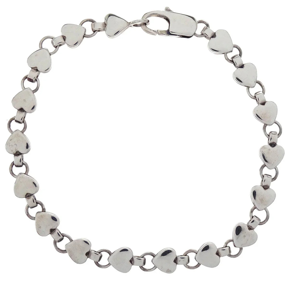 Tiffany & Co. Heart Link Bracelet SV925