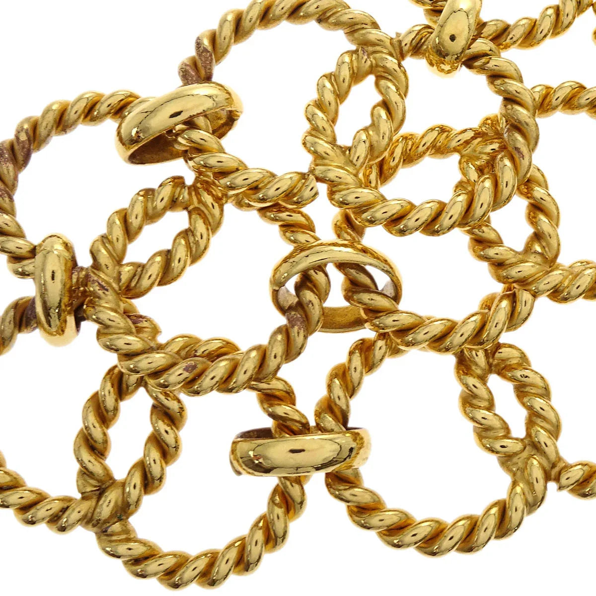Chanel Chain Belt Medallion Gold 25 Small Good