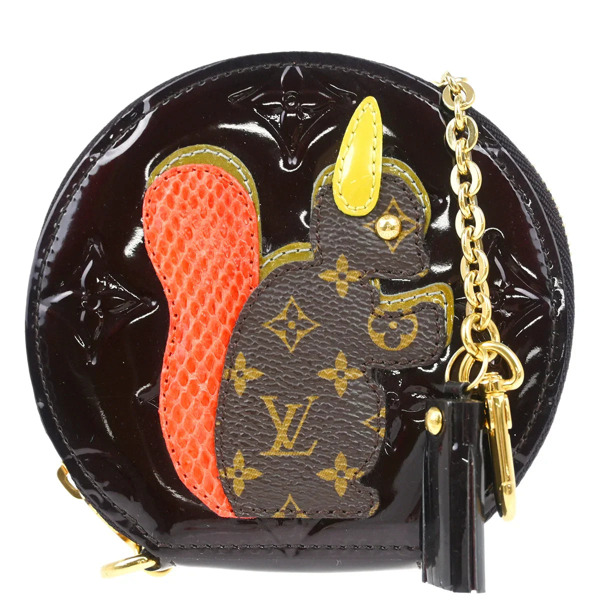 Louis Vuitton * Vernis Porte Monnaie Ecureuil Coin Wallet M91386